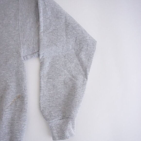 Vintage '90s Hanes Proprint Heavyweight Phi Alpha Delta Gray Hoodie Sweatshirt M - Picture 10 of 10